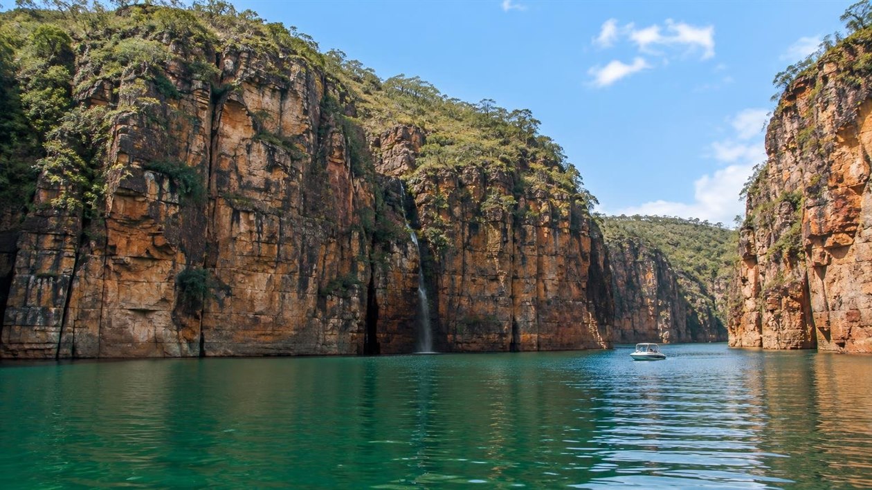 Capitólio, em Minas: três dias de barco entre os cânions do Lago de Furnas