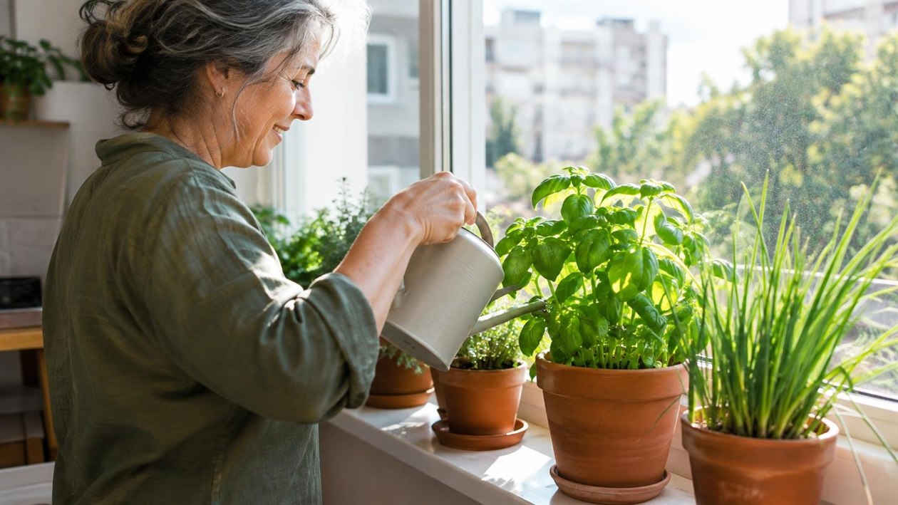 Uma horta pequena, um projeto grande