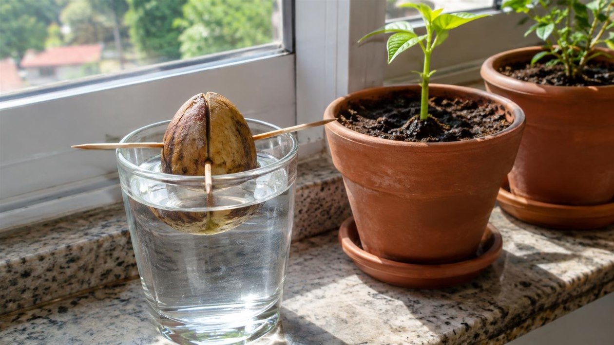A semente da fruta que você comeu no almoço pode virar planta na sua janela