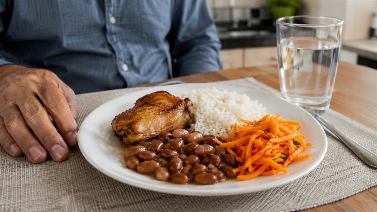 O prato de todo dia: como montar uma refeição que sustenta sem virar dieta