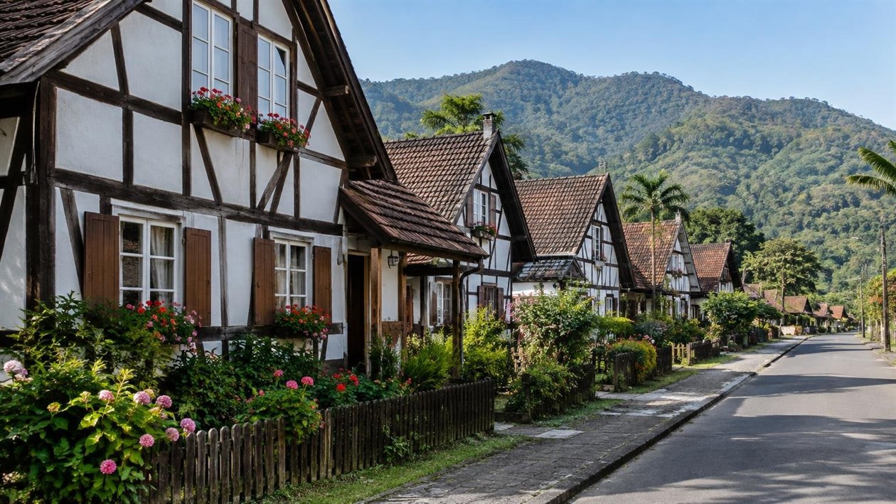 Blumenau e Pomerode, em Santa Catarina