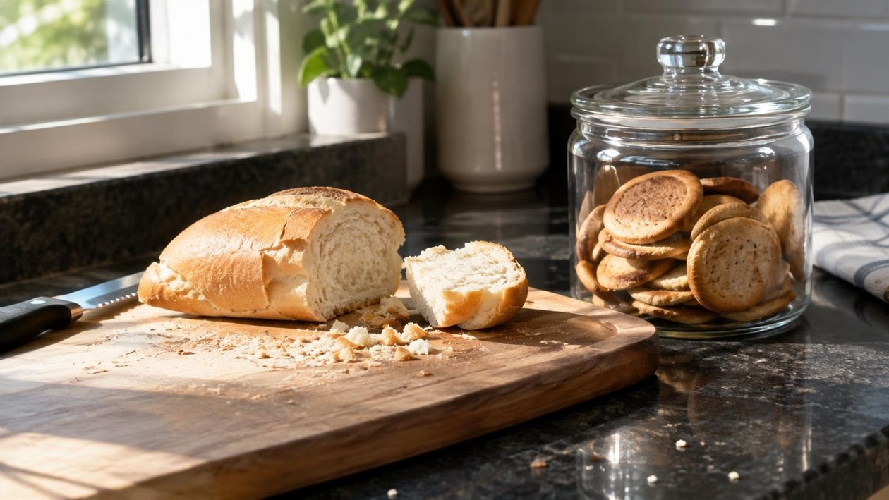 Por que o pão amanhecido endurece e o biscoito, ao contrário, amolece