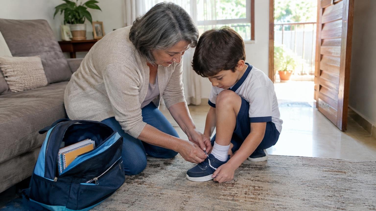 Quando os avós assumem a criação dos netos: o que isso muda na rotina da família