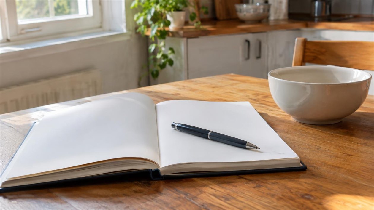 O caderno de receitas da família: copiar à mão o que ninguém nunca anotou