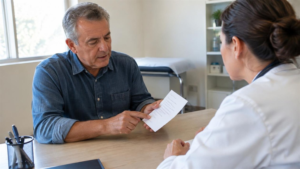 Levar a lista de remédios para a consulta: um hábito simples que ajuda o médico a cuidar melhor