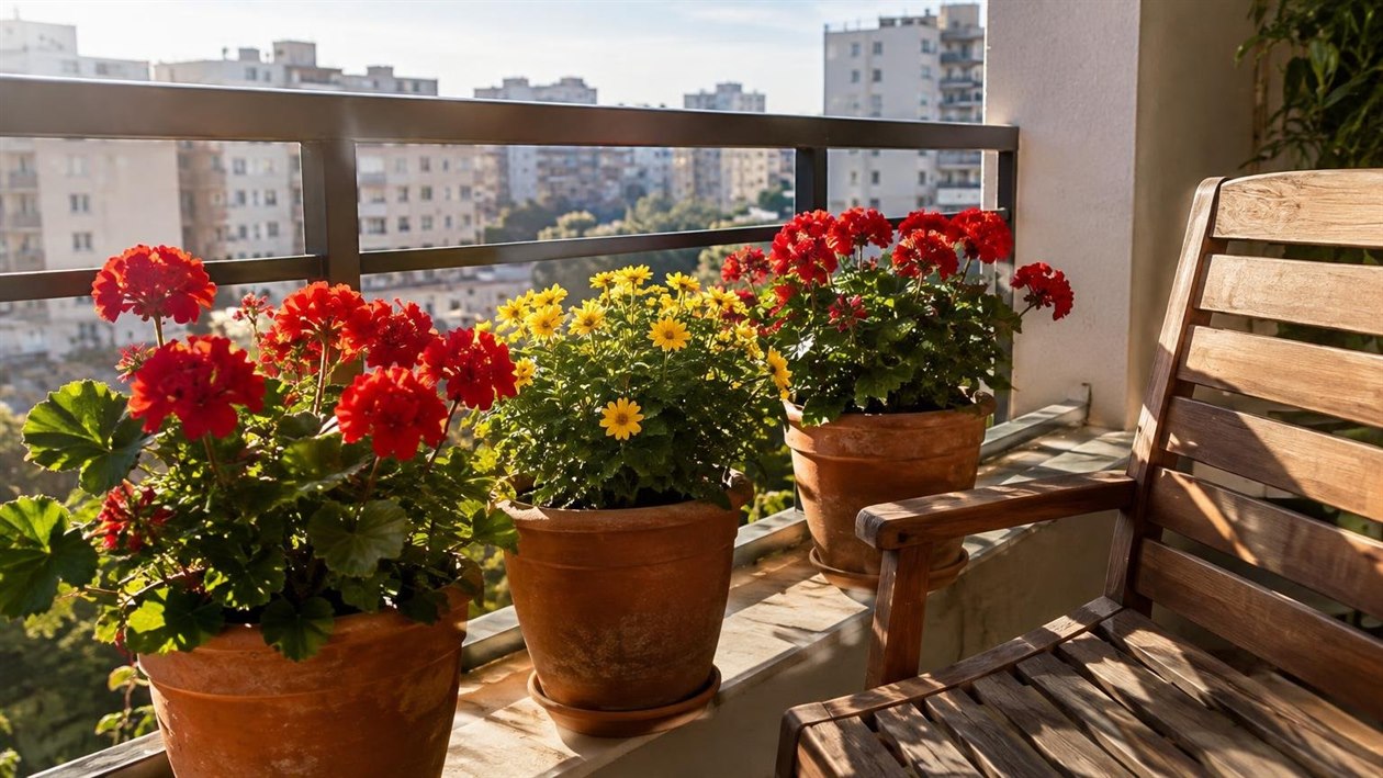 Com as flores certas, a varanda ganha visita: beija-flor, borboleta e abelha vêm sozinhos