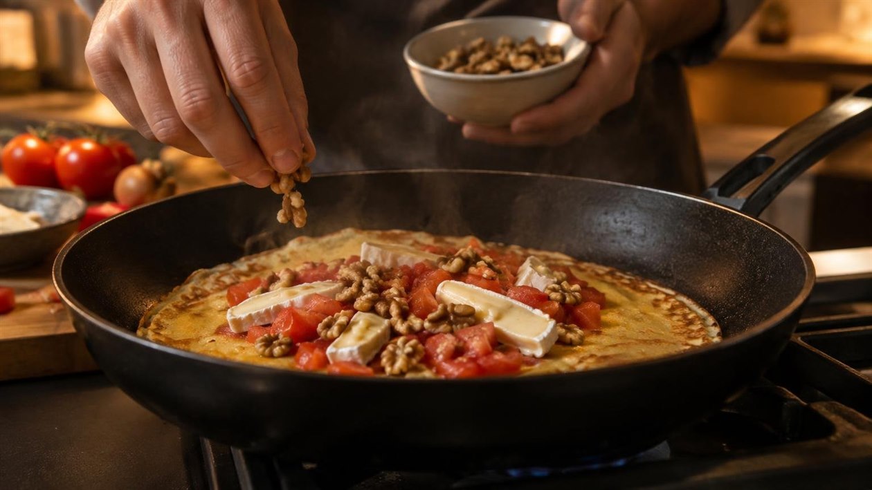 Panqueca Salgada de Frigideira