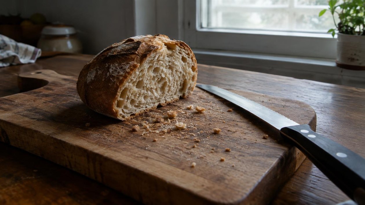 O pão amanhecido não secou: ele endureceu — e a geladeira é a pior vizinha dele